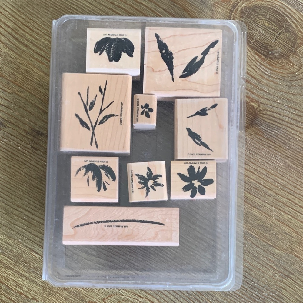 Stampin’ Up! Rubber Stamp Set Watercolor Garden Set of 11
